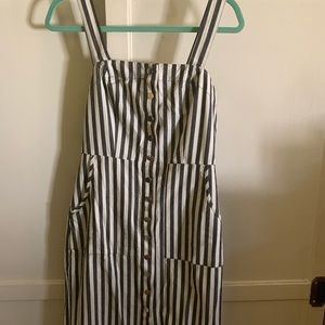 Button down midi dress